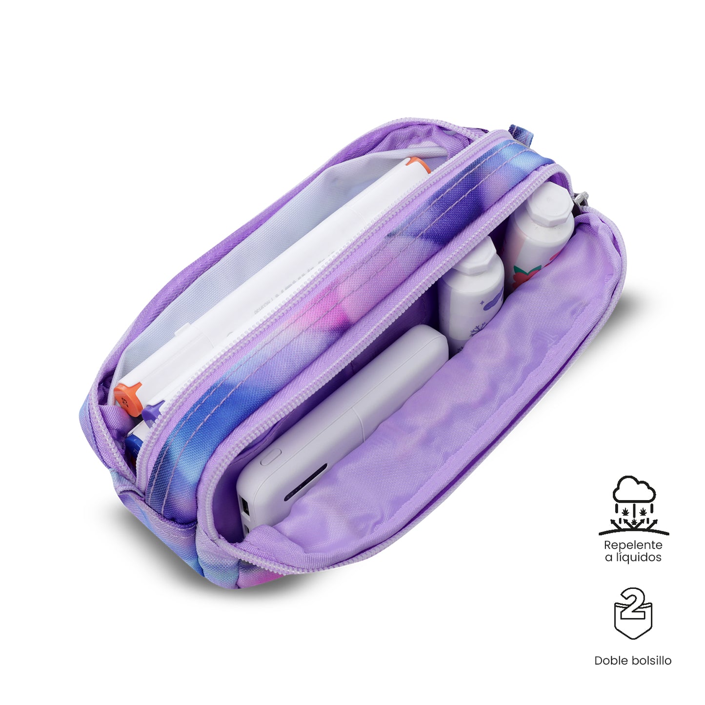 Estuche Multiuso Sobre Morada Pequeño