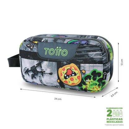 Estuche Multiuso Escuadra Dinosaurios Pequeño