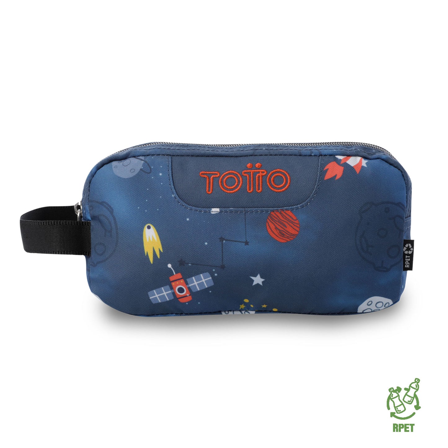 Estuche Multiuso Escuadra Azul Mundo Espacial Pequeño