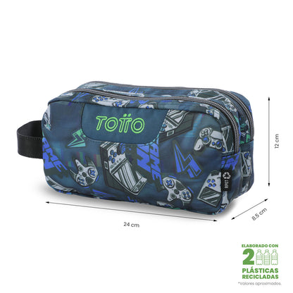 Estuche Multiuso EscuadraAzul con diseño Pequeño