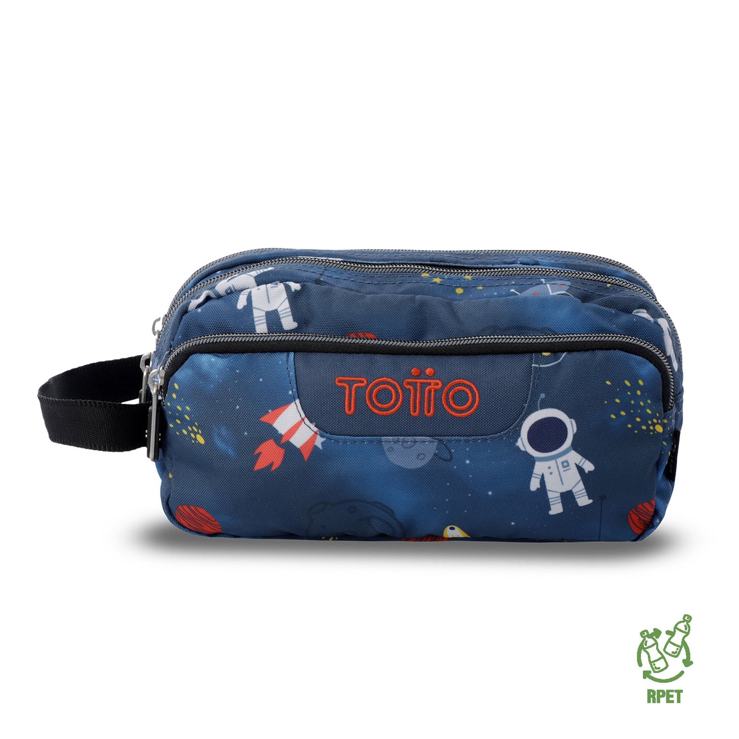 Estuche Multiuso Agapec Azul Mundo Espacial Grande