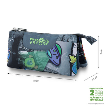 Estuche Multiuso Tablero Dinosaurios Pequeño
