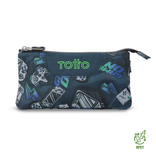 Estuche Multiuso Tablero Azul con diseño