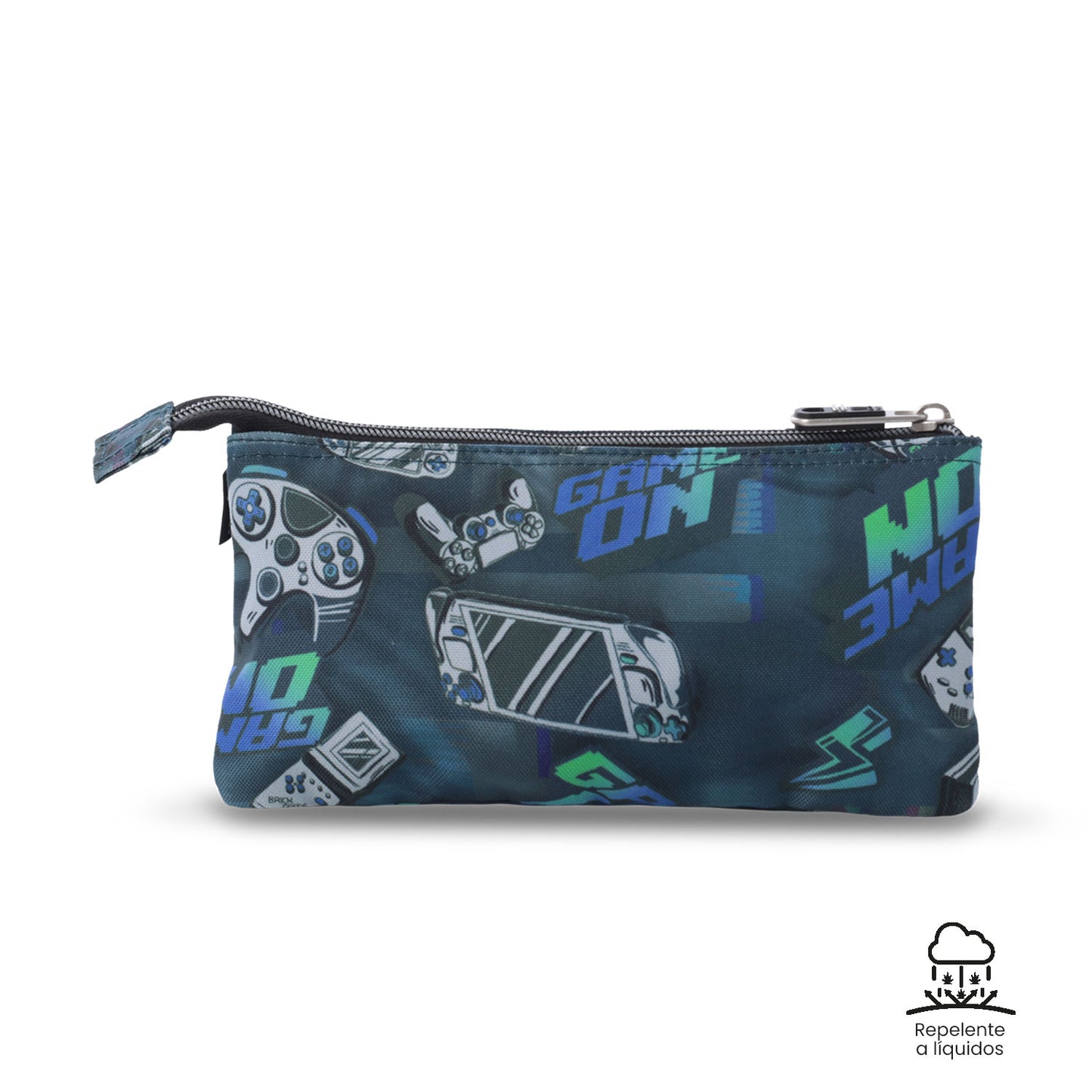 Estuche Multiuso Tablero Azul con diseño