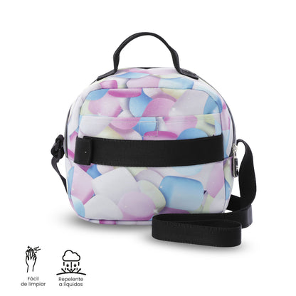 Lonchera Térmica Borrador Glitter Glitter Malvaviscos Mediana