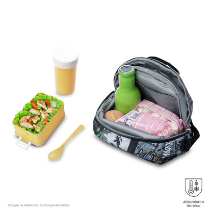 Lonchera Térmica Borrador Dinosaurios Mediana