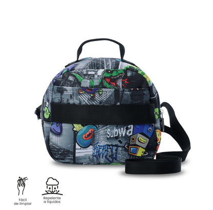 Lonchera Térmica Borrador Dinosaurios Mediana