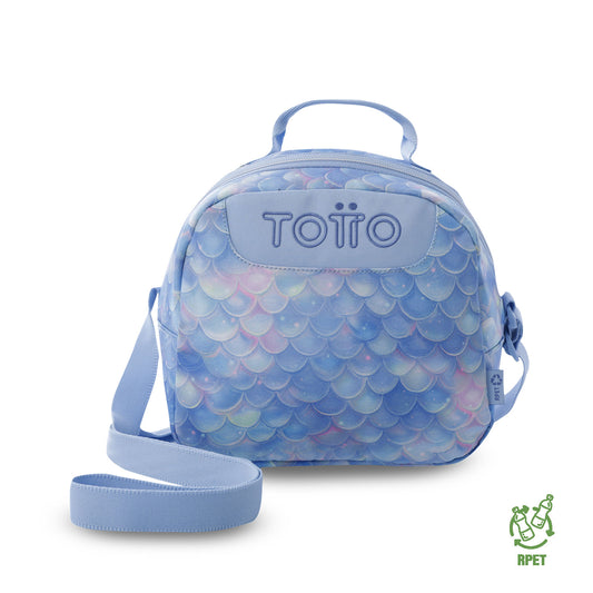 Lonchera Térmica Borrador Nacar Celeste Mediana