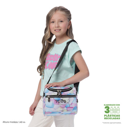 Lonchera Térmica Pizarra Glitter Malvaviscos Mediana