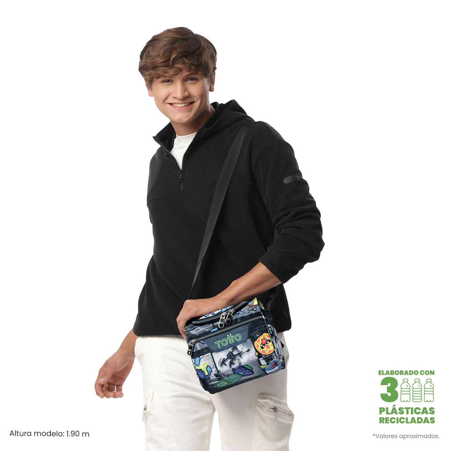 Lonchera Térmica Pizarra Dinosaurios Mediana