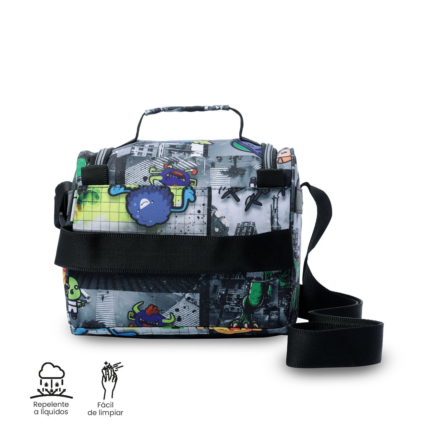 Lonchera Térmica Pizarra Dinosaurios Mediana