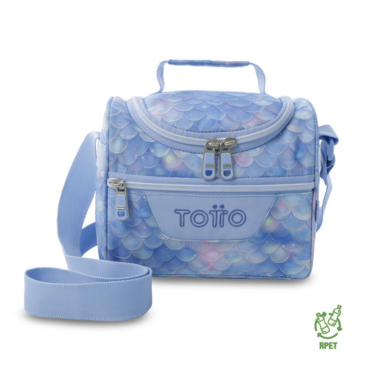 Lonchera Térmica Pizarra Nacar Celeste Mediana