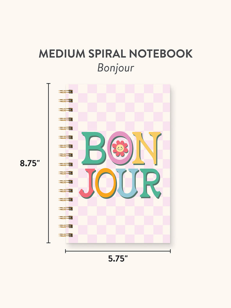 Cuaderno Mediano Bonjour