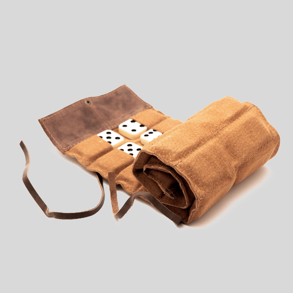 Juego de Dominó en funda de cuero Trauko