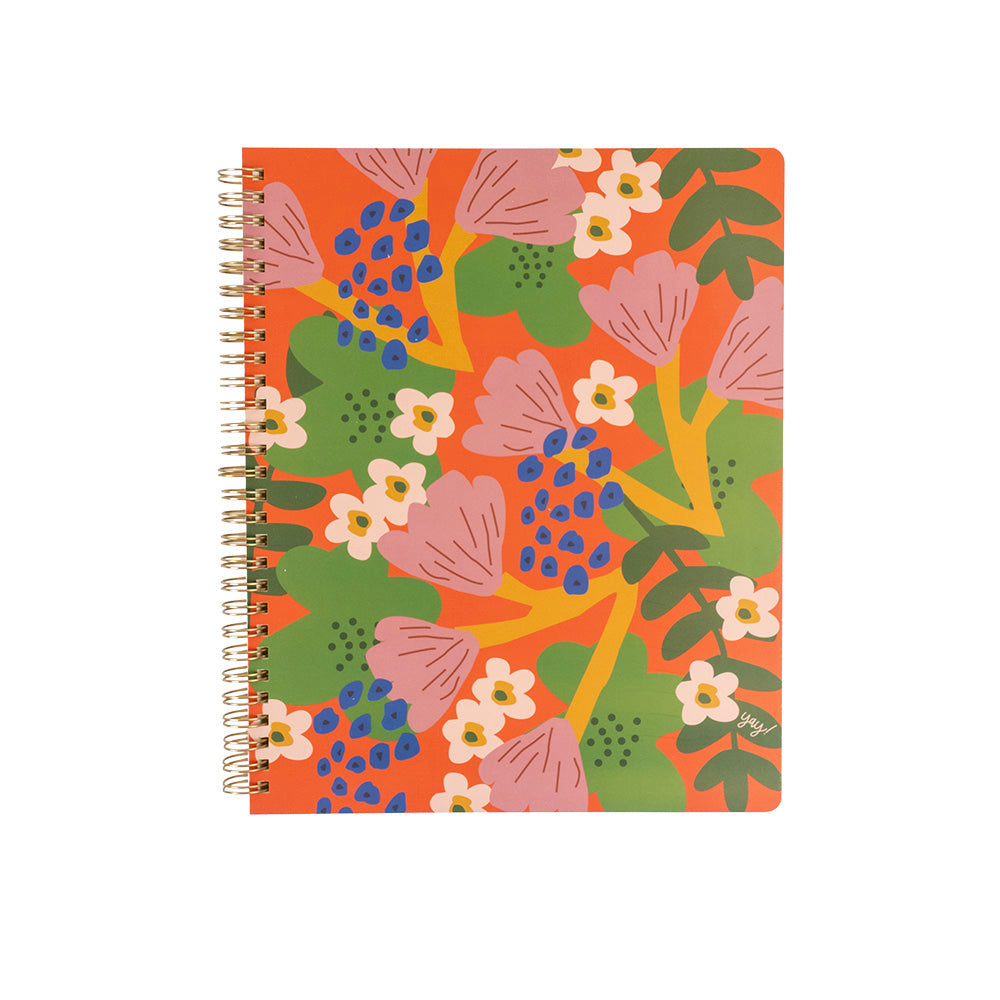 Cuaderno Flores Grandes