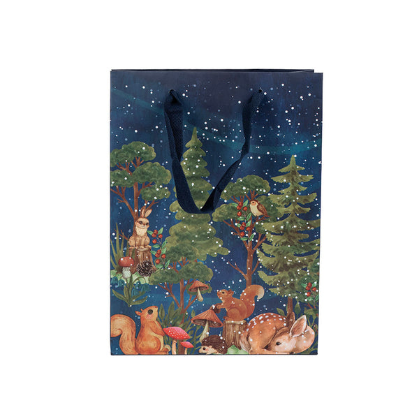 Bolsa Regalo Mediana Navidad Bosque