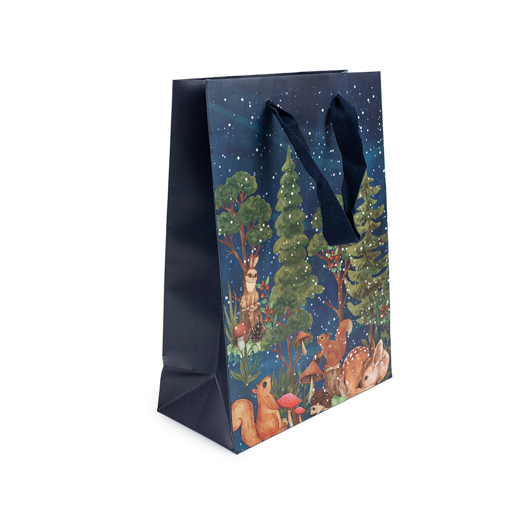 Bolsa Regalo Mediana Navidad Bosque