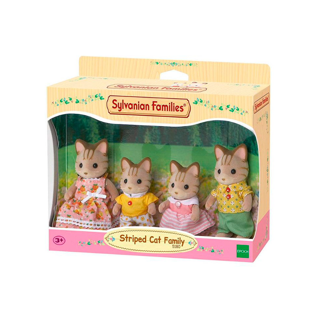 Familia Gatos Rayas Sylvanian Families