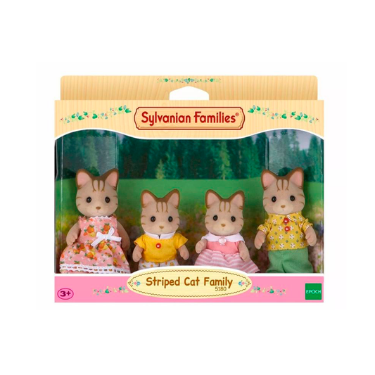 Familia Gatos Rayas Sylvanian Families