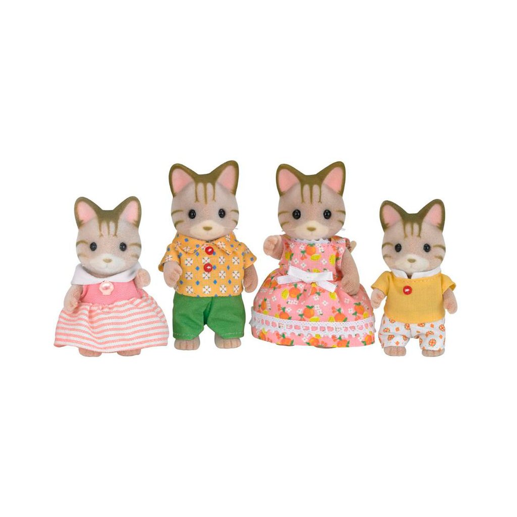 Familia Gatos Rayas Sylvanian Families