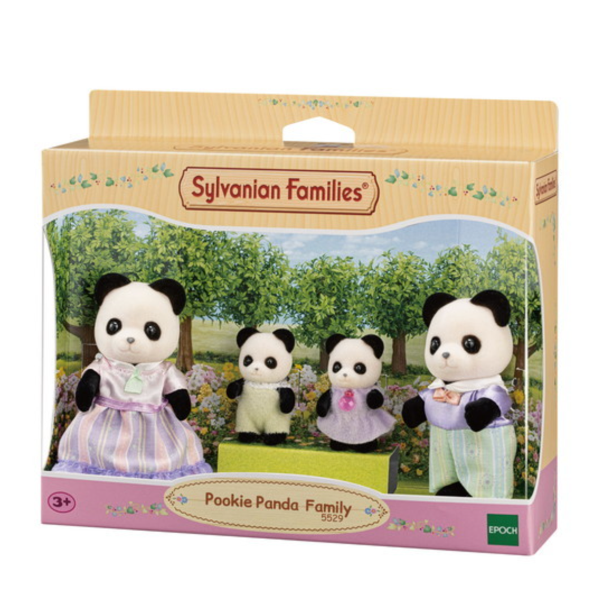 Familia Panda Pookie Sylvanian Families