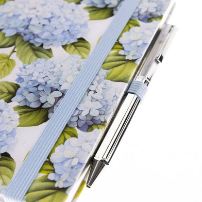Libreta con Bolígrafo Hortensias