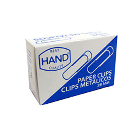 Clips 28mm. Punta redonda Hand