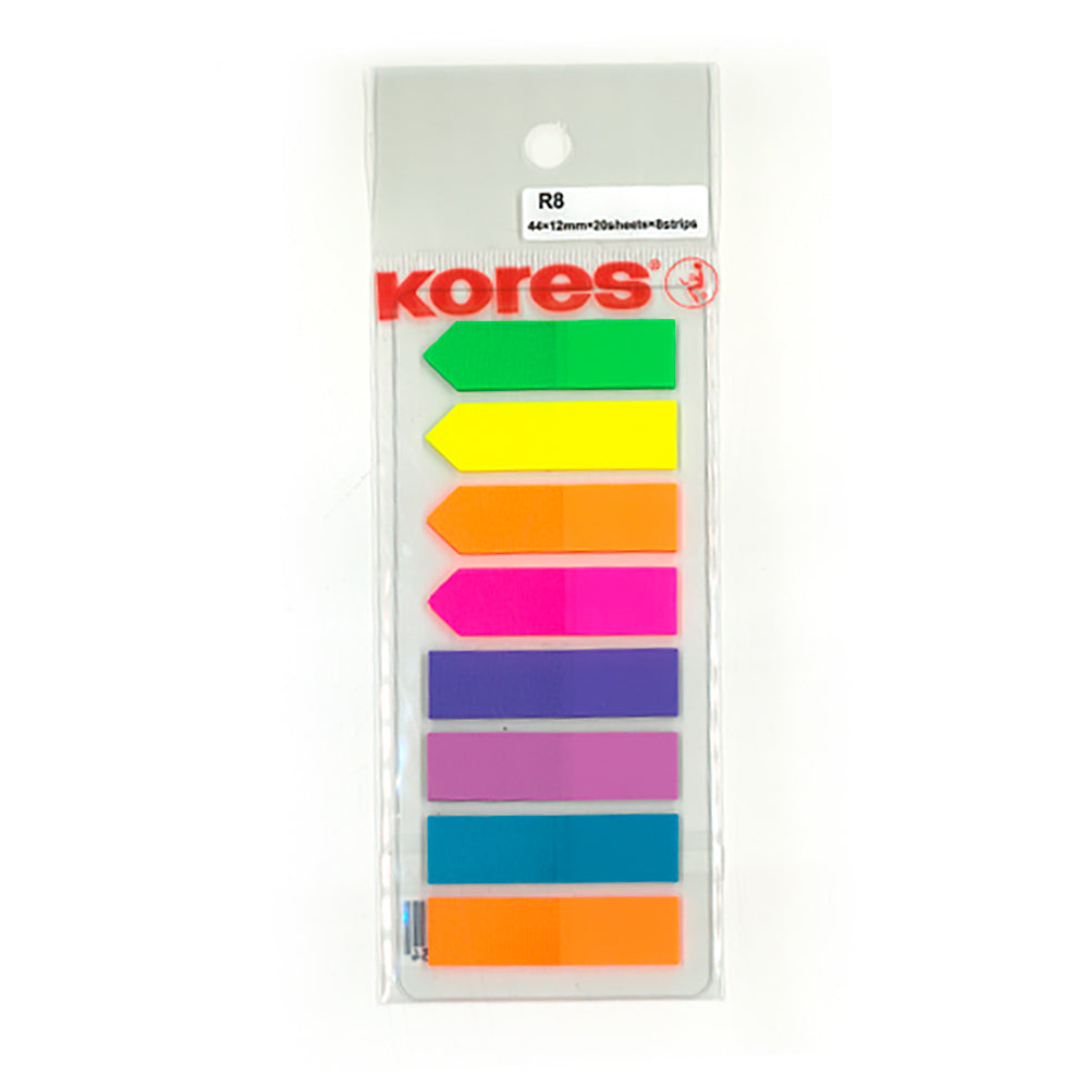 Banderita Kores x8 Colores Neon