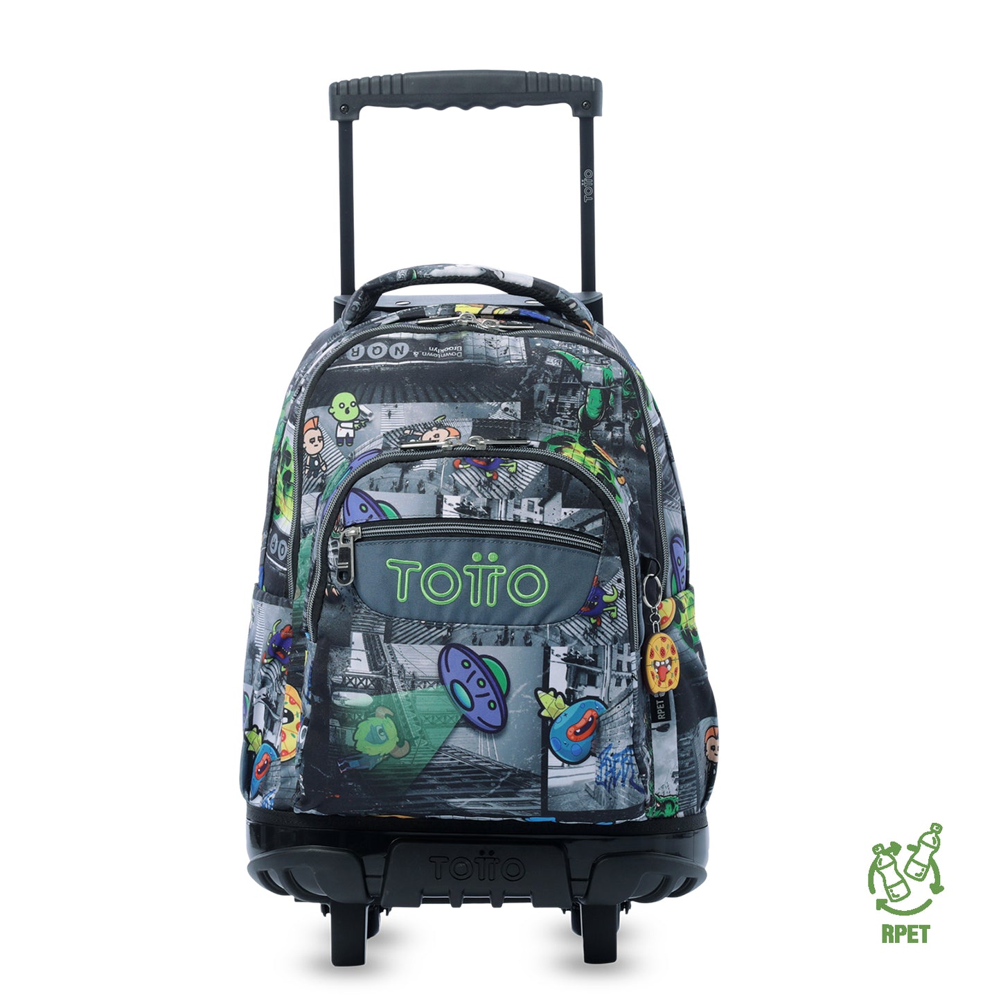 Mochila con ruedas Porta PC 15.4" Renglón Dinosaurios
