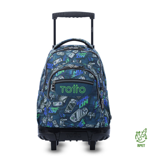 Mochila con ruedas Porta PC 15.4" Renglón Azul con diseño