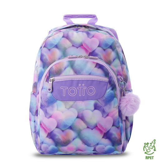 Mochila Juvenil Porta PC 14" Acuarela Morada