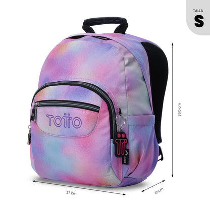 Mochila Juvenil Tempera Notebook 10´" Glitter Rosada