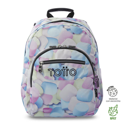 Mochila Gommas Glitter Malvaviscos