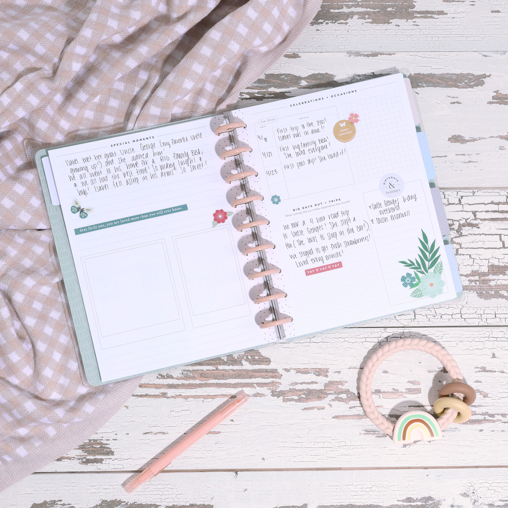 Planner de Bebé Sin Fecha To the Moon and Back Classic 12 Meses