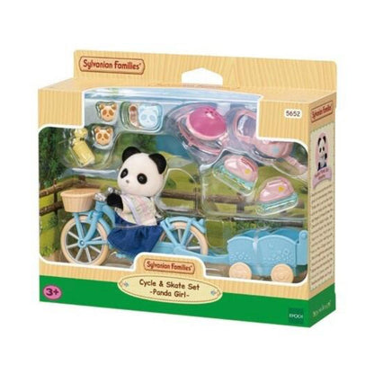 Panda Pookie Bicicleta y Patines Sylvanian Families