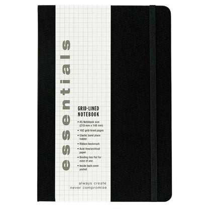 Libreta Essentials Black Punteada