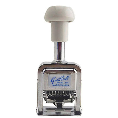 Sello metálico automático Great Wall de 6 dígitos