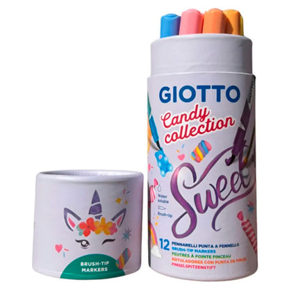 Set 12  Marcadores Soft Brush Candy Collection