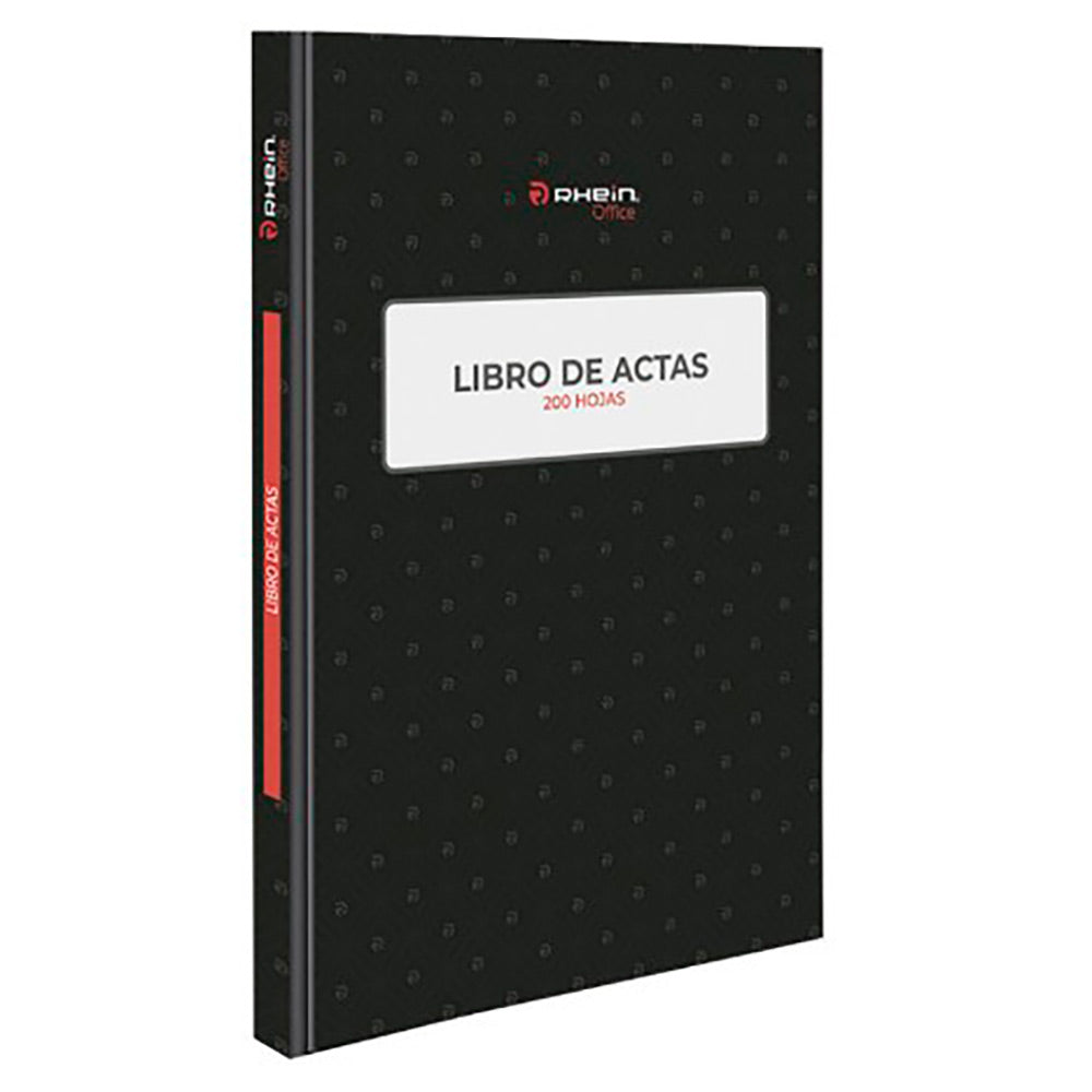 Libro Acta Foliado Lineal 200 Hojas Rhein