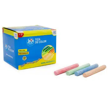 Tiza 100 panes de color