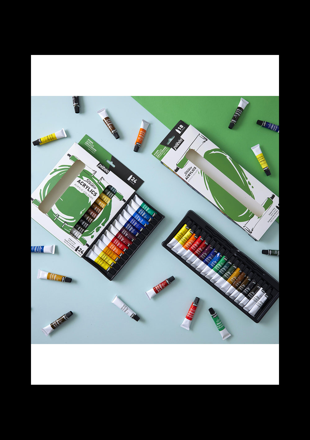 Acrílico Pebeo Studio Set 24 Colores 12ml