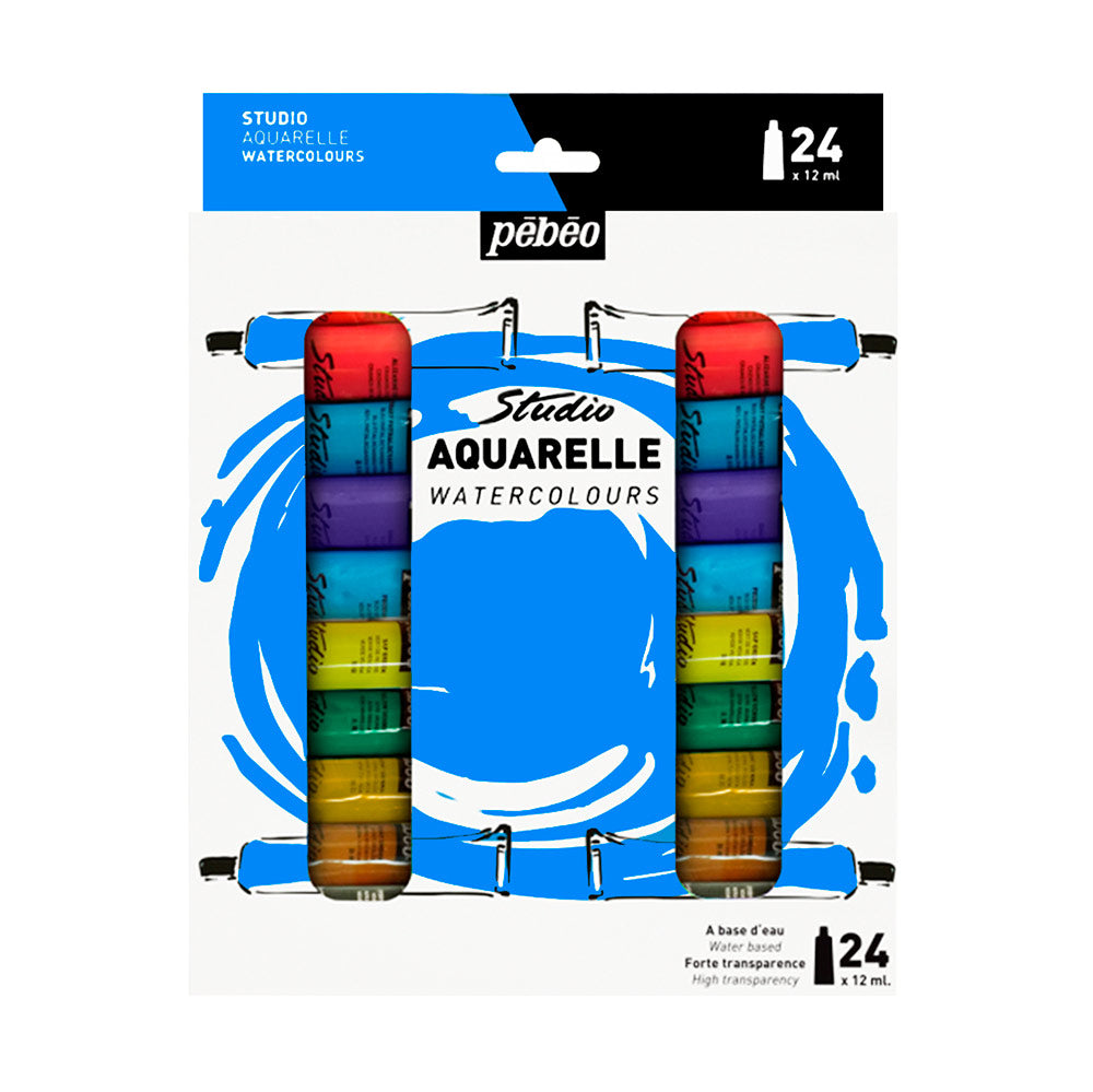 Acuarela Pebeo Studio Set 24 Colores 12ml