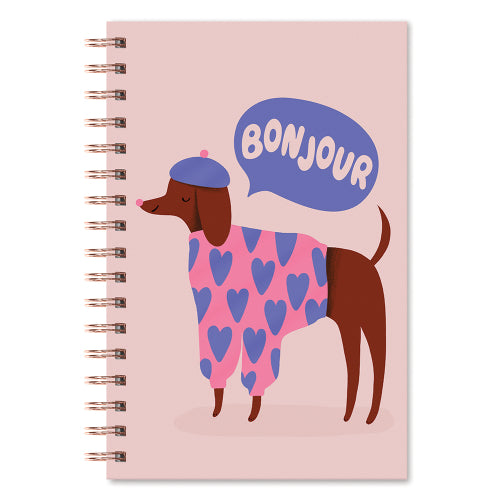 Cuaderno Mediano Bonjour, Mes Amis