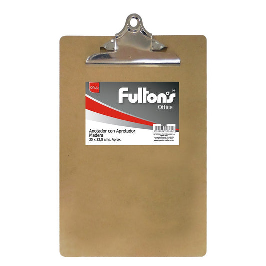 Anotador madera oficio con apretador mariposa