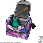 Lonchera Térmica Pizarra Violeta Mariposas Gliiter
