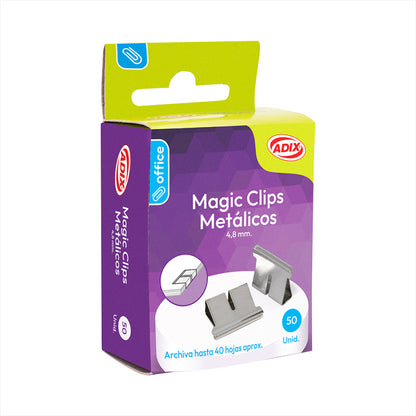 Set magic clip metálicos