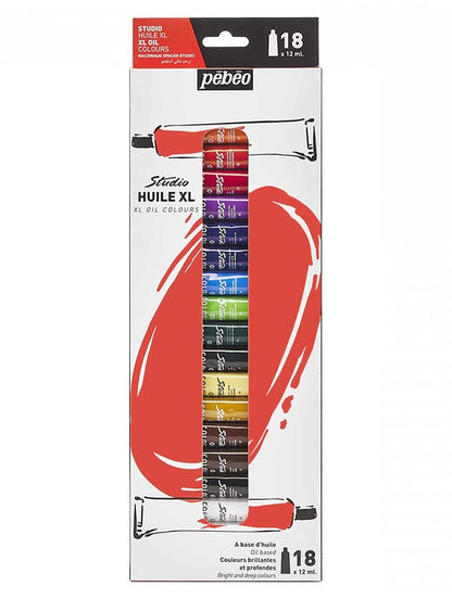 Óleo Pebeo XL Studio Set 18 Colores 12ml