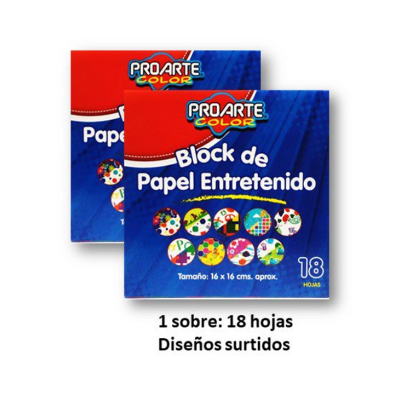 Papel entretenido 16 x 16 Proarte