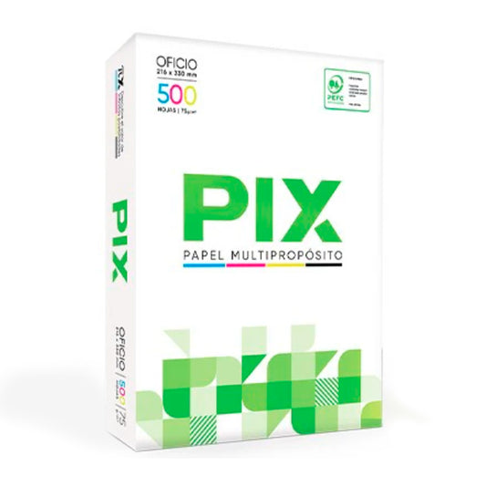 Papel Fotocopia PIX Oficio 75 g 500 Hojas
