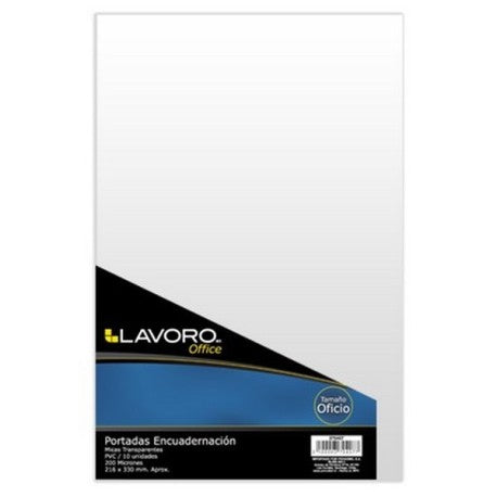 Portada mica oficio 200 mic transparente Lavoro